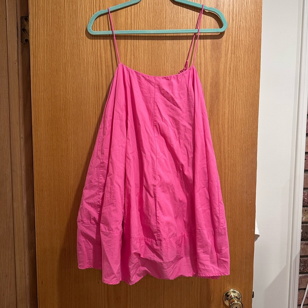 Free People pink babydoll sundress size L